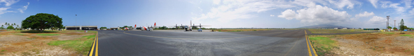 Panoramic view of the runway at Air Station Barbers Point (ASBP) Panoramic view of the runway at Air Station Barbers Point (ASBP)